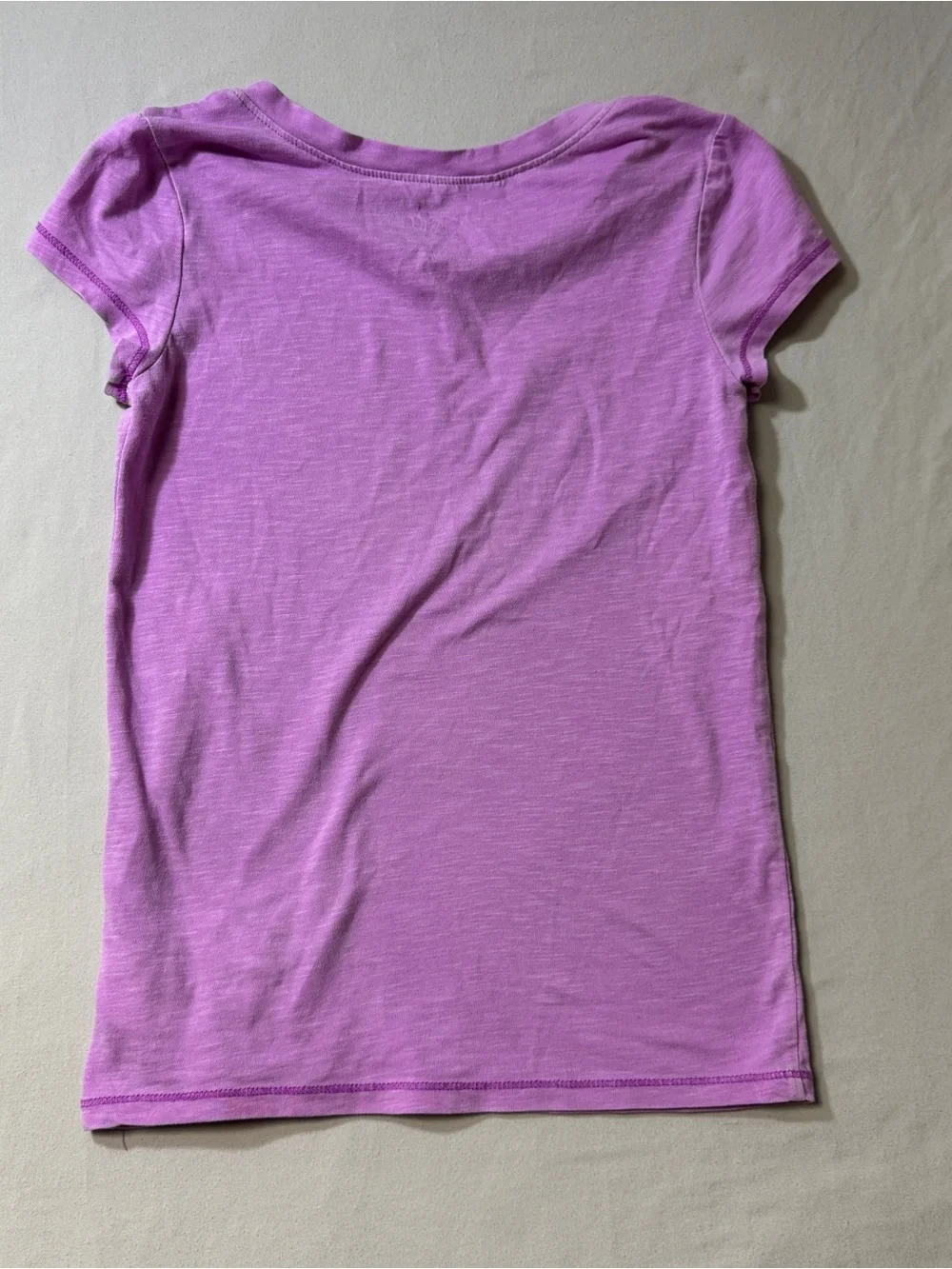 Lavender Purple Shirt Girl’s 10 Top Short Sleeve Tee Shirt T-Shirt Basic Summer